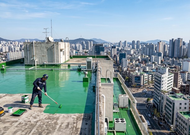 청송 옥상방수
